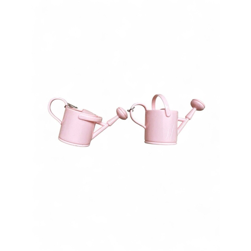 New Pink Watering Can Earrings Gift For Gardener Plant Lover